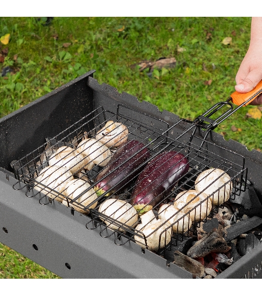 Решетка гриль Camping Palisad 260х320х65мм объемная антиприг.