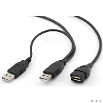 Кабель удлинитель USB 2.0 2xAM/AF 1.8м Gembird PRO, позол.конт., черный, пакет, фото5