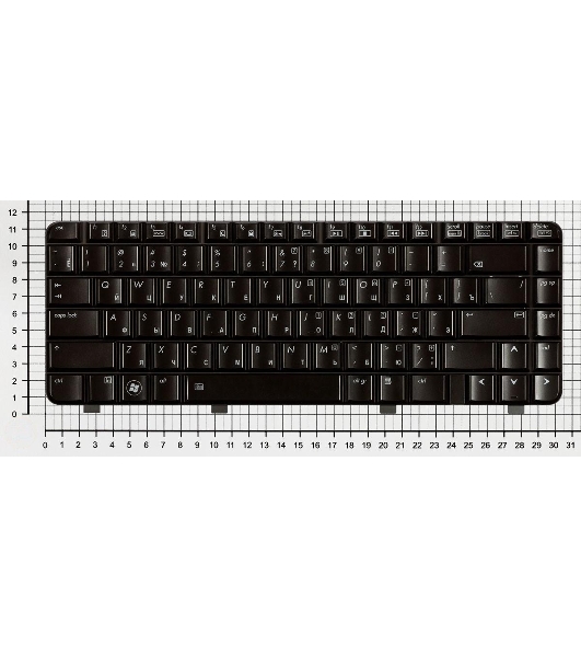 Клавиатура для ноутбука HP Pavilion DV3-2000 DV3-2100 черная с подсветкой