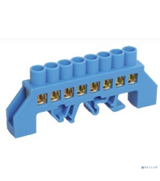 Шина нулевая IEK YNN10-812-8DP-K07 в комб DIN-изол 'Стойка' ШНИ-8х12-8-КС-С IEK