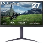 Монитор 27' LG UltraGear 27GS85Q-B IPS 2560x1440, 180 Гц, 1 мс, 16:9, 400 кд/м2, 2xHDMI, 1хDP, 1x3.5 мм, черный, фото13