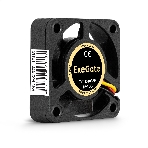 Вентилятор для корпуса ExeGate EX04010B3P черный, 40 мм, 5500 об/мин, 26 дБ, 3 pin, фото 1
