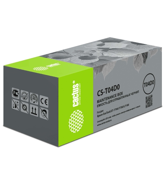 Емкость Cactus CS-T04D0 (106) для Epson L7160/7180