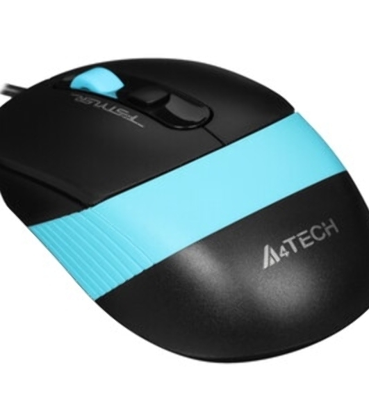 Мышь проводная A4Tech Fstyler FM10S белый/серый, 1600 dpi, USB, кнопки - 4
