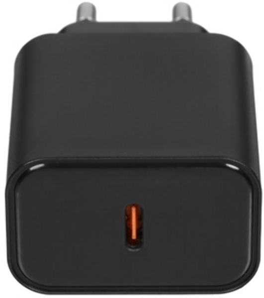 Сетевое зарядное устройство 1 Type-C Borofone BA71A Power, пластик, PD20Вт, QC3.0, черный (1/75/300)