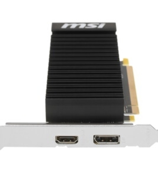 Видеокарта MSI PCI-E GT 1030 2GHD4 LP OC nVidia GeForce GT 1030 2048Mb 64bit DDR4 1189/2100/HDMIx1/DPx1/HDCP Ret low profile