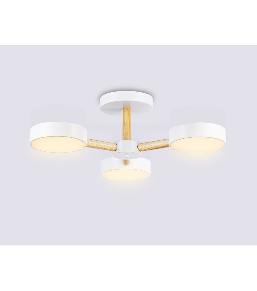 Светильник Ambrella light FL4821/3 WH белый 3000K-6400K 40W D580*160 (ПДУ ИК)