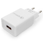 Сетевое зарядное устройство Cablexpert MP3A-PC-16, QC 3.0, 100/220V - 1 USB порт 5/9/12V, белый, фото3