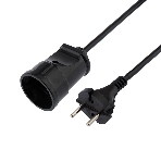 Удлинитель-шнур на рамке PROconnect ПВС 2х0.75, 10 м, б/з, 6 А, 1300 Вт, IP20, черный (Сделано в России), фото3