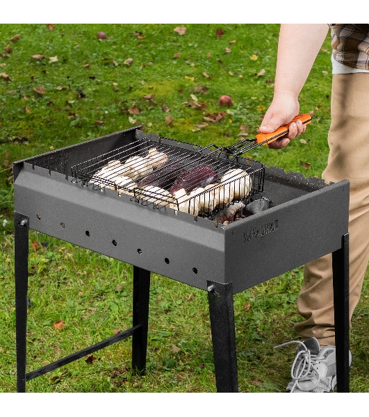 Решетка гриль Camping Palisad 260х320х65мм объемная антиприг.