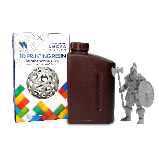Фотополимерная смола NVPrint ABS Like Resin Grey для 3D печати 1 кг (бут)