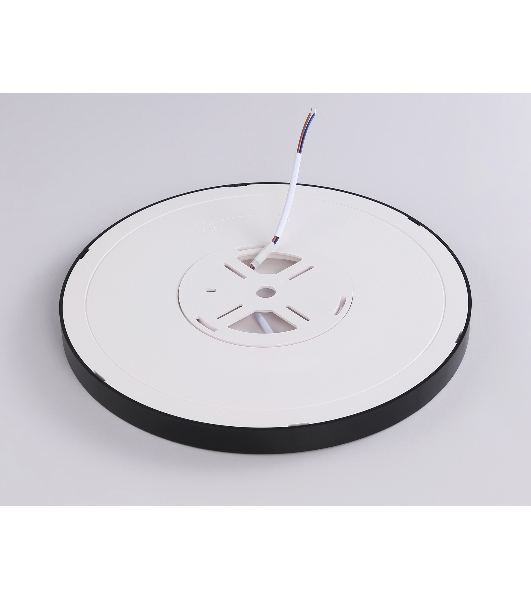 Светильник светодиодный ультратонкий Ambrella light FZ1904 BK черный IP54 20W 3000K-6500K CCT-переключатель D300*25 (Без ПДУ)
