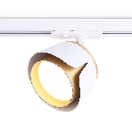 Трековый однофазный светильник Ambrella light GL5343 WH/GD белый/золото GX53 D100*66, фото7