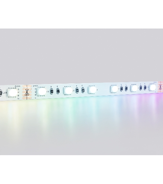 Светодиодная лента Ambrella light GS4403 5050 60Led/ 10W m/ 24V IP20 RGBW+6500K/ 5000*10*1.87mm (5 конт.)