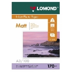 Фотобумага Lomond 0102012 A3/170г/м2/100л./белый матовое/матовое для струйной печати, фото 1