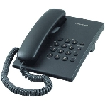 Телефон проводной Panasonic KX-TS2350RUB черный повтор номера, регул-ка громкости, кр.на стену, фото2