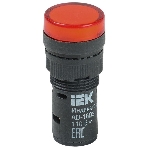Арматура светосигнальная AD-16DS 24В AC/DC красн. IEK BLS10-ADDS-024-K04-16, фото 1