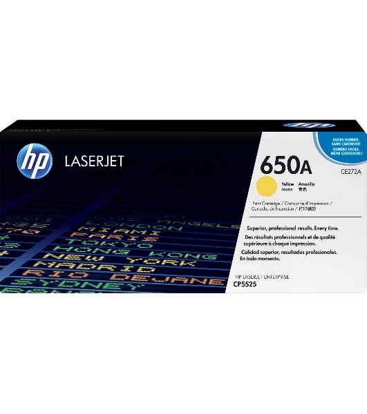 Картридж лазерный HP CE272A желтый для CLJ CP5520/5525 15000 стр.