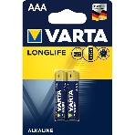 Батарейки VARTA Long Life AAA блистер 2 04103101412 , фото 1