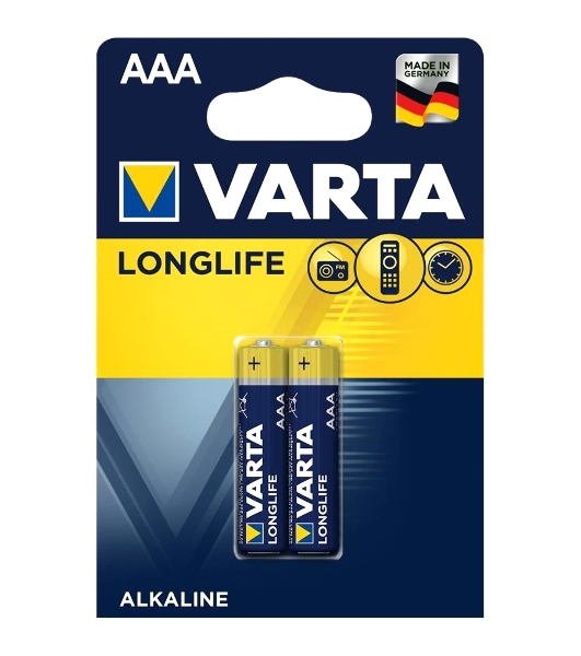 Батарейки VARTA Long Life AAA блистер 2 04103101412 
