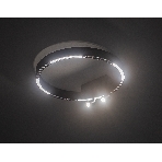 Потолочный светодиодный светильник Ambrella light FL5806/1+2 BK черный 25W 3000K/4200K/6400K D400*95 (без ПДУ), фото4