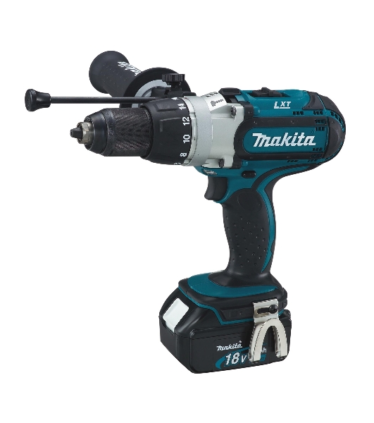 Дрель Makita DHP451RFE Дрель ак(уд), 18В,2х3Ач Li-ion,БЗП-13мм,0-300\0-600\0-1700об\м,80\40Нм,2.2кг,чем,подсветка
