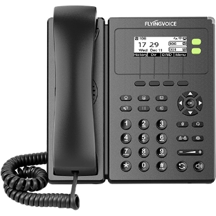 Телефон IP Flyingvoice FIP-10P черный