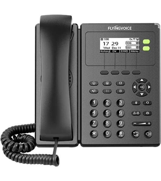 Телефон IP Flyingvoice FIP-10P черный
