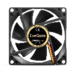 Вентилятор для корпуса ExeGate EX08025S3P-24 черный, 80 мм, 2850 об/мин, 28 дБ, 3 pin, фото4