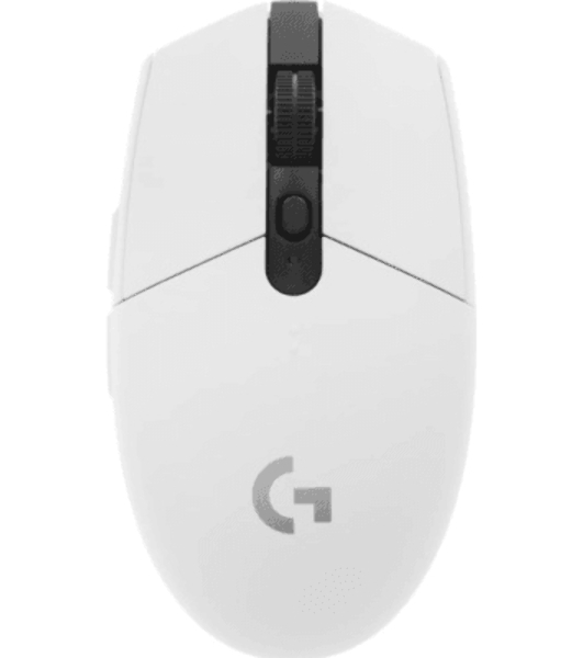 Мышь беспроводная Logitech G304 Lightspeed белый, 12000 dpi, радиоканал, USB, кнопки - 6