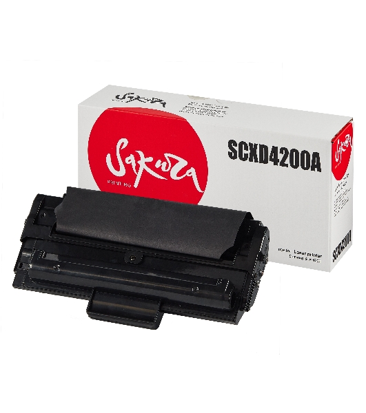 КОМПЛЕКТ Sakura SCXD4200A из 2х картриджей для Samsung, черный, 3000 к.