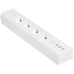 Сетевой фильтр Cablexpert Exnovo EXN-4-CU2-W-2, 4 р, 16А, 1xType-C PD, 30Вт, 2хUSB, 2 м, ур.защиты 4+, белый, коробка, фото5