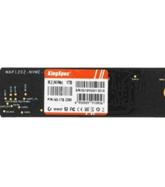 Накопитель SSD M.2 KingSpec NX-1Tb, PCIe 3.0 x4, NVMe, R/W 3400/3100