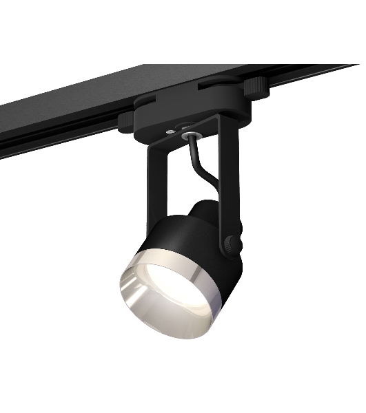 Светильник Ambrella light XT6602042 PBK/PSL черный полированный/серебро полированное MR16 GU10 (C6602, N6132)