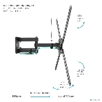 Кронштейн для телевизора Kromax CORBEL-9, 32'-75', макс. 55кг, настенный, поворот и наклон, фото2