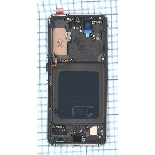 Дисплей (модуль) для Samsung Galaxy S21 5G SM-G991B в сборе с тачскрином и рамкой (OLED) серебро