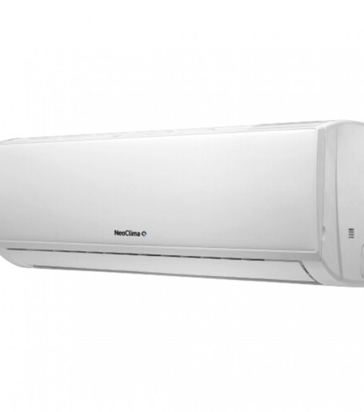Кондиционер сплит-система настенного типа NeoClima NS/NU-HAL07F 7000 BTU, 20 м², 25/34 дБ, охлаждение, обогрев, осушение, белый (2 коробки)