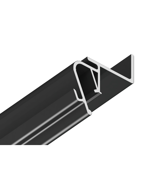 Алюминиевый профиль Ambrella light GP4100BK черный 2000*26*34