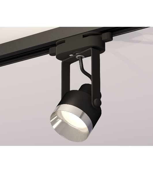 Светильник Ambrella light XT6602042 PBK/PSL черный полированный/серебро полированное MR16 GU10 (C6602, N6132)