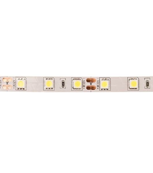 Лента светодиодная открытая, 10 мм, IP23, SMD 5050, 60 LED/m, 12 V, цвет свечения белый