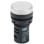 Арматура светосигнальная AD-22DS 24В AC/DC бел. IEK BLS10-ADDS-024-K01, фото 1