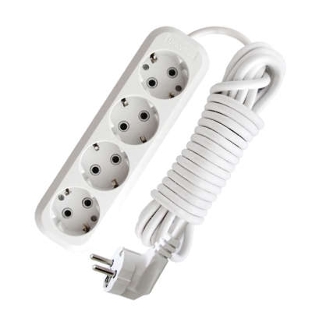 Удлинитель 4х10 м с заземл. 16А IP20 Е-304 АБС-пл. ПВС 3х1 UNIVersal 9631984