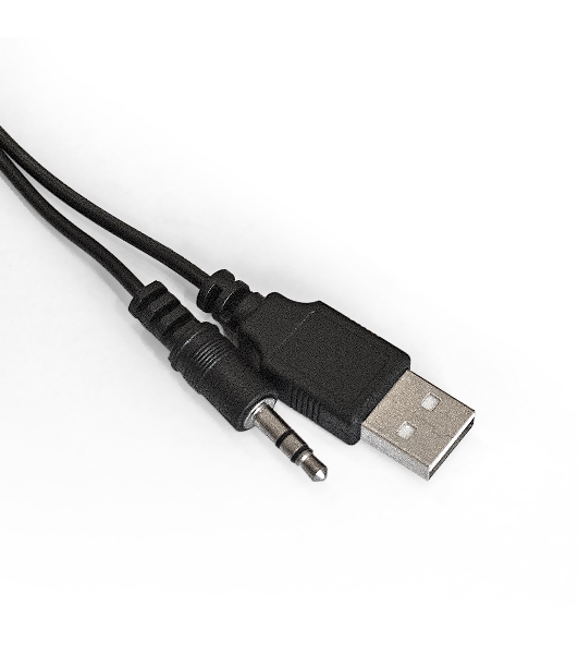 Акустическая система 2.0 ExeGate EX287050RUS Disco 160 (питание USB, 2х3Вт (6Вт RMS), 100-20000Гц, черный)
