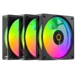 Вентилятор для корпуса Ocypus Gaммa F12 Elite BK ARGB REVERSE BLADE 3 IN 1, 120x120x25мм, 4-PIN PWM, 600-1800 RPM, 26 DBA MAX, HYDRO BEARING, фото11