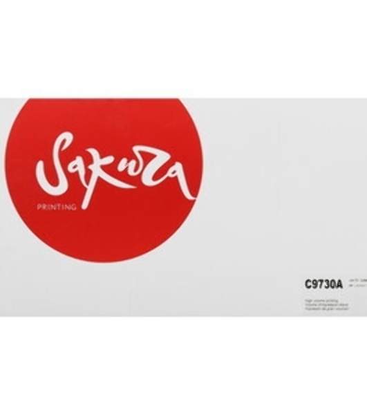 Картридж лазерный Sakura C9730A для принтера HP Laser Jet 5500/555, черный, 12000 к.