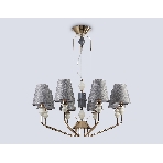 Люстра Ambrella light LH75403/8 GD/GR золото/серый E14*8 max 40W D815*1260, фото7