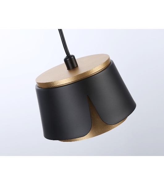 Светильник Ambrella light TN71247 BK/GD черный/золото GX53 D100*1090