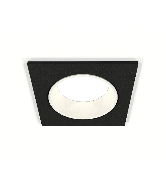 Комплект встраиваемого светильника Ambrella light XC6521001 SBK/SWH черный песок/белый песок MR16 GU5.3 (C6521, N6110)