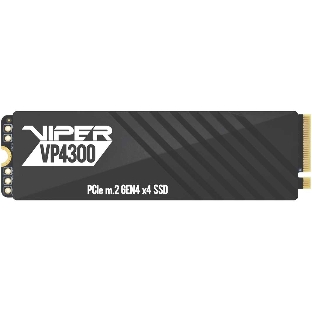 Накопитель SSD Patriot Viper VP4300, 1Tb, PCIe 4.0 x4, M.2 2280, NVMe, R/W 7400/5500, с радиатором