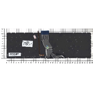 Клавиатура для ноутбука HP Omen 17-W000 черная с красной подсветкой